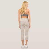 Colorful Funky Truchet Capri Leggings (Rückseite)
