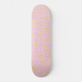 Colorful Funky Truchet Skateboard (Vorderseite)
