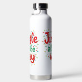 COLORFUL FUNNY HOLIDAY CHRISTMAS SAYING TRINKFLASCHE (Rechts)