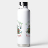 COLORFUL FUNNY HOLIDAY CHRISTMAS SAYING TRINKFLASCHE (Rechts)