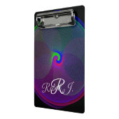 Colorful Fused Center Geometric Mini Clipboard Mini Klemmbrett (Gewinkelt2)