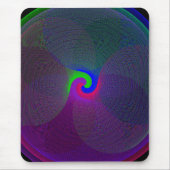 Colorful Fused Center Geometric Mouse Pad Mousepad (Vorne)