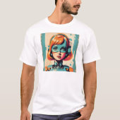 Colorful Futuristic Heroine T-Shirt (Vorderseite)