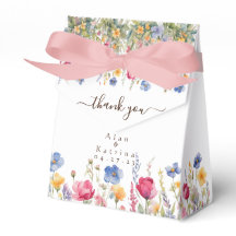 Colorful Garden Boho Wildblumen Gefallen Box