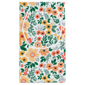 Colorful Garden Bouquet Pattern Kleine Geschenktüte (Rückseite)