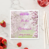 Colorful Garden Islamische Hochzeit Napkins Serviette (Beispiel)