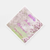 Colorful Garden Islamische Hochzeit Napkins Serviette (Ecke)
