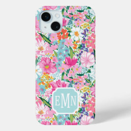 Colorful Garden Monogrammed Case-Mate iPhone Hülle