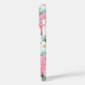 Colorful Garden Monogrammed Case-Mate iPhone Hülle (Rückseite / Links)
