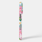 Colorful Garden Monogrammed Case-Mate iPhone Hülle (Rückseite / Rechts)