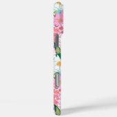 Colorful Garden Monogrammed Case-Mate iPhone Hülle (Rückseite / Rechts)