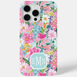 Colorful Garden Monogrammed Case-Mate iPhone Hülle