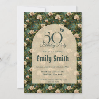 Colorful Gardenias Petal Beach Party Einladung