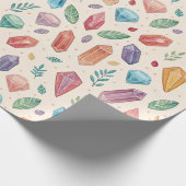 Colorful Gemstone Pattern (2) Geschenkpapier (Ecke)