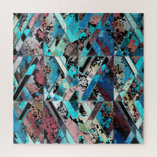 Colorful Geometric Abstract Pattern Puzzle