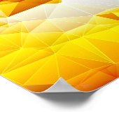 Colorful Geometric Abstract Wall Art Poster (Ecke)