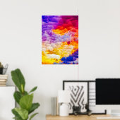 Colorful Geometric Abstract Wall Art Poster (Heimbüro)