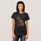 Colorful Geometric Animal T-Shirt (Vorne ganz)
