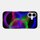 Colorful Geometric Blend iPhone 16 Case Hülle (Rückseite (Horizontal))