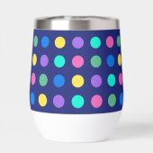 Colorful Geometric Dots Drinkware Design - (Rückseite)