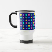 Colorful Geometric Dots Drinkware Design - Reisebecher (Links)
