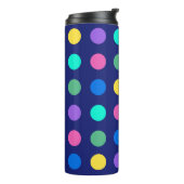 Colorful Geometric Dots Drinkware Design - Thermosbecher (Nach links gedreht)