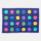 Colorful Geometric Dots Geschirrtuch (Horizontal)