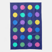 Colorful Geometric Dots Geschirrtuch (Vertikal)