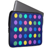 Colorful Geometric Dots Laptopschutzhülle (Vorne Rechts)