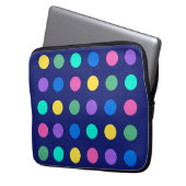 Colorful Geometric Dots Laptopschutzhülle (Vorderseite Links)