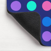 Colorful Geometric Dots Mousepad (Ecke)