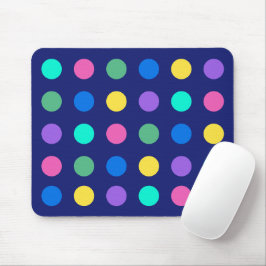 Colorful Geometric Dots Mousepad