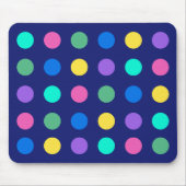 Colorful Geometric Dots Mousepad (Vorne)