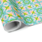 Colorful Geometric Festive Holiday Style Bright Geschenkpapier (Rolleneckpunkt)