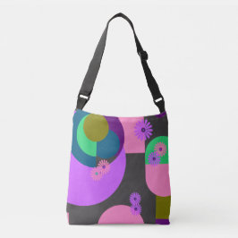 Colorful Geometric Floral Abstract Tote Bag Tragetaschen Mit Langen Trägern