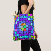 Colorful Geometric Mosaic Tote Tasche (Von Nahem)