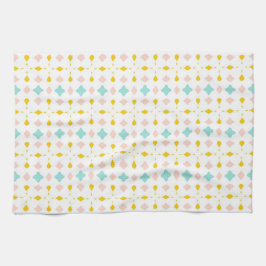Colorful geometric pastel pattern geschirrtuch