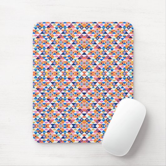 Colorful geometric pattern mouse pad  mousepad (Mit Mouse)