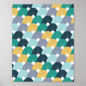Colorful Geometric Pattern  Poster (Vorne)
