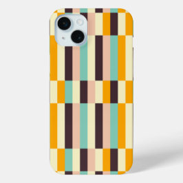 Colorful geometric pattern with vertical stripes  Case-Mate iPhone hülle