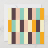Colorful geometric pattern with vertical stripes  dankeskarte (Vorderseite)
