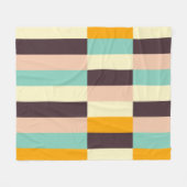 Colorful geometric pattern with vertical stripes  fleecedecke (Vorderseite (Horizontal))