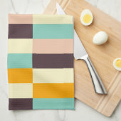 Colorful geometric pattern with vertical stripes  geschirrtuch (Viertel Falte)
