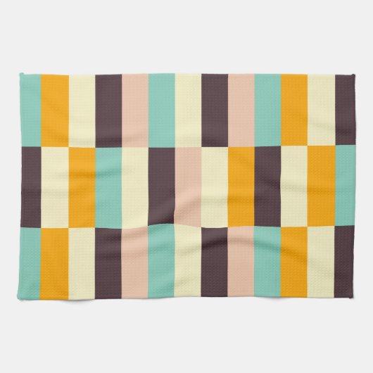 Colorful geometric pattern with vertical stripes  geschirrtuch (Horizontal)