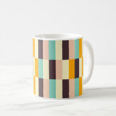 Colorful geometric pattern with vertical stripes kaffeetasse (VorderseiteRechts)