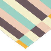 Colorful geometric pattern with vertical stripes  kurzer tischläufer (Ecke)