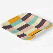 Colorful geometric pattern with vertical stripes  pappteller (Gewinkelt)