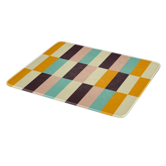 Colorful geometric pattern with vertical stripes  schneidebrett (Ecke)