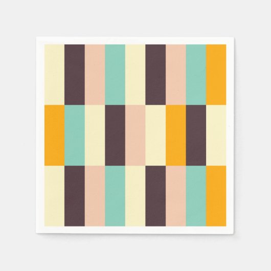 Colorful geometric pattern with vertical stripes  serviette (Vorderseite)