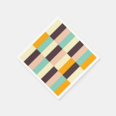 Colorful geometric pattern with vertical stripes  serviette (Ecke)
